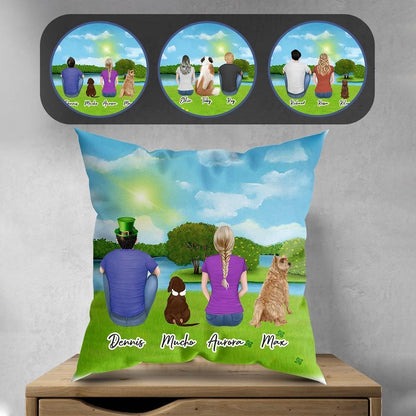 St. Patrick Personalized Pet & Owner Pillow