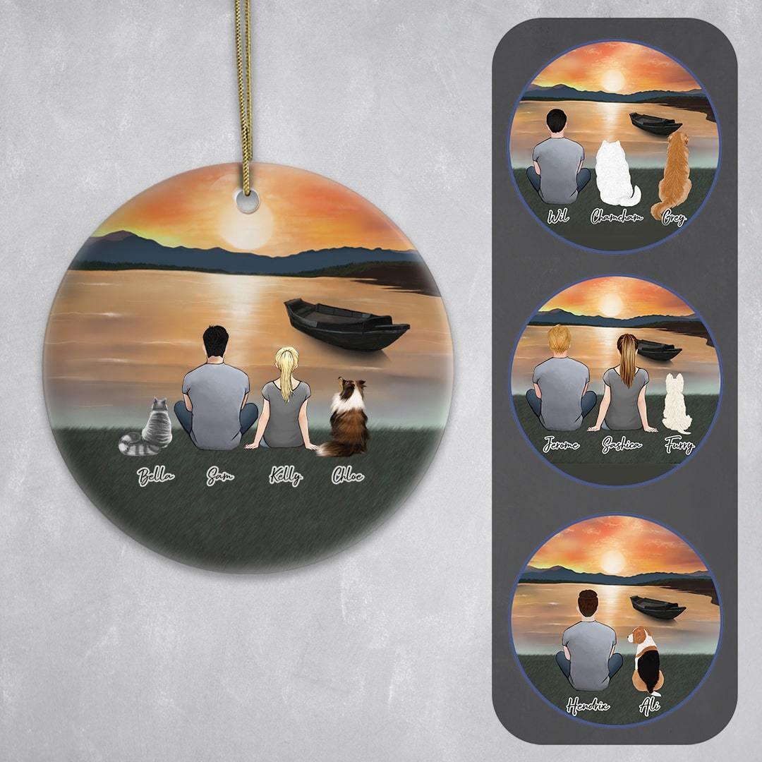 Sunset Circle Ornament