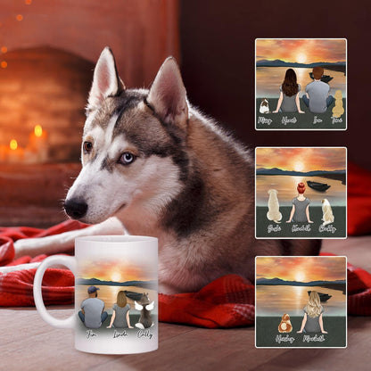 Sunset Personalized Pet & Owner Coffee Mug