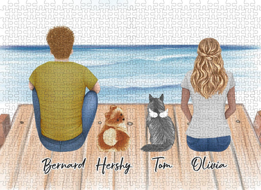 The Dock Personalized Pet & Owner Puzzle