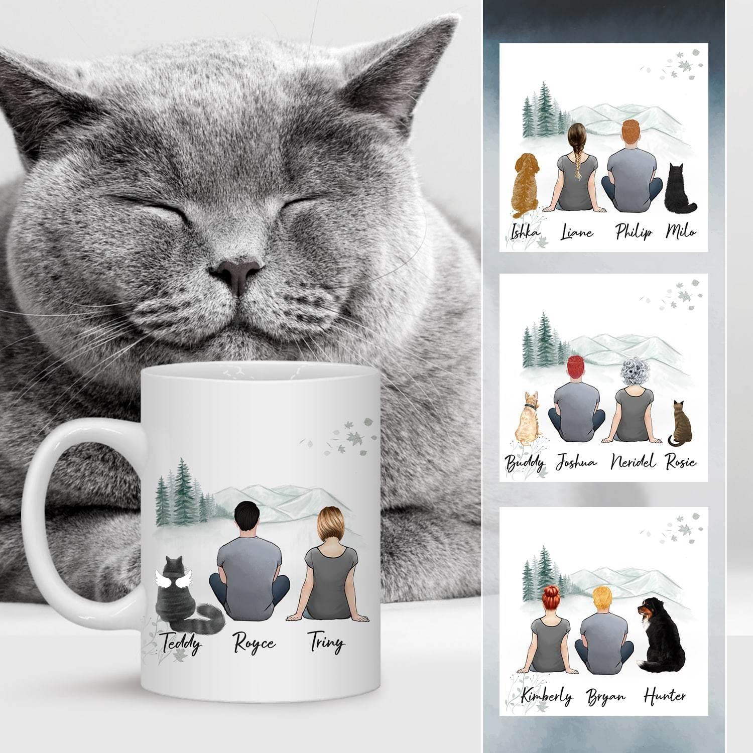 White Mountains Personalized Pet & Owner Coffee Mug