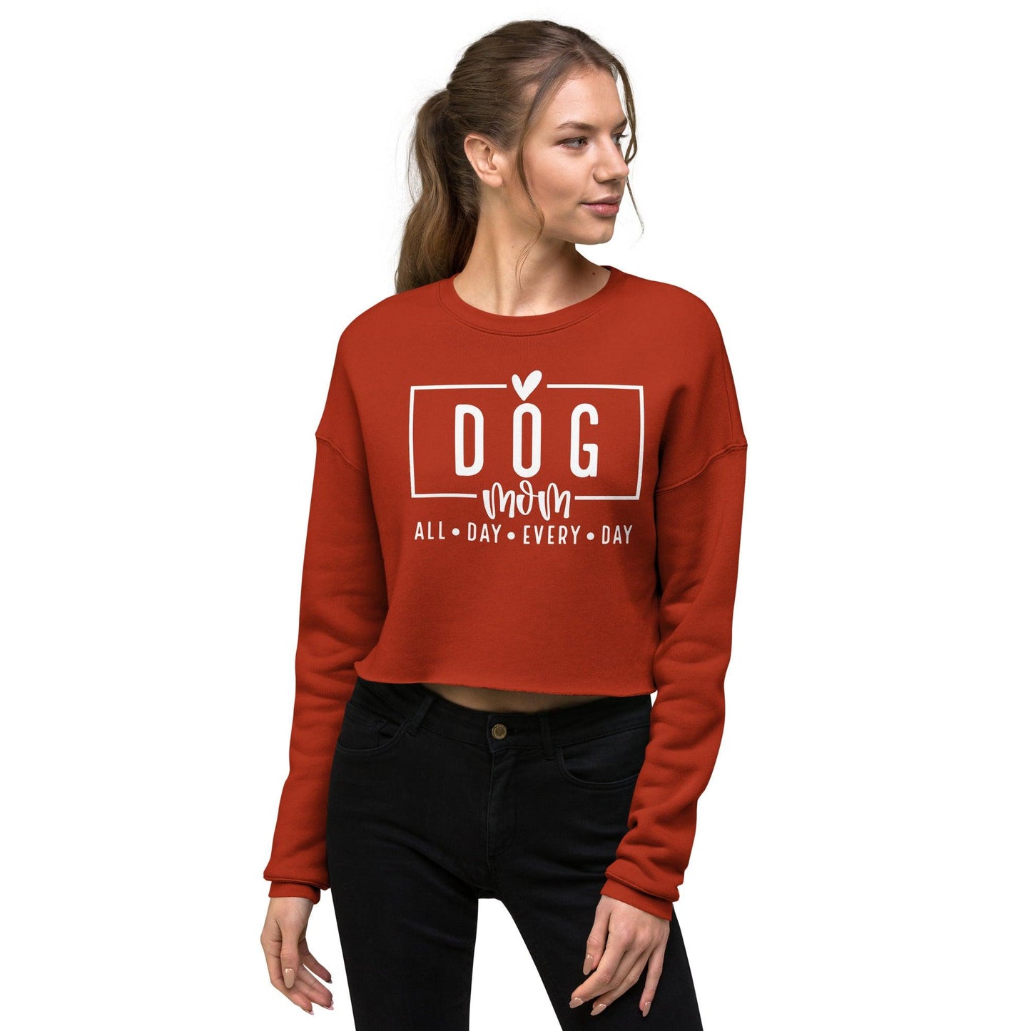 Limited Edition Dog Mom Crop Sweatshirt